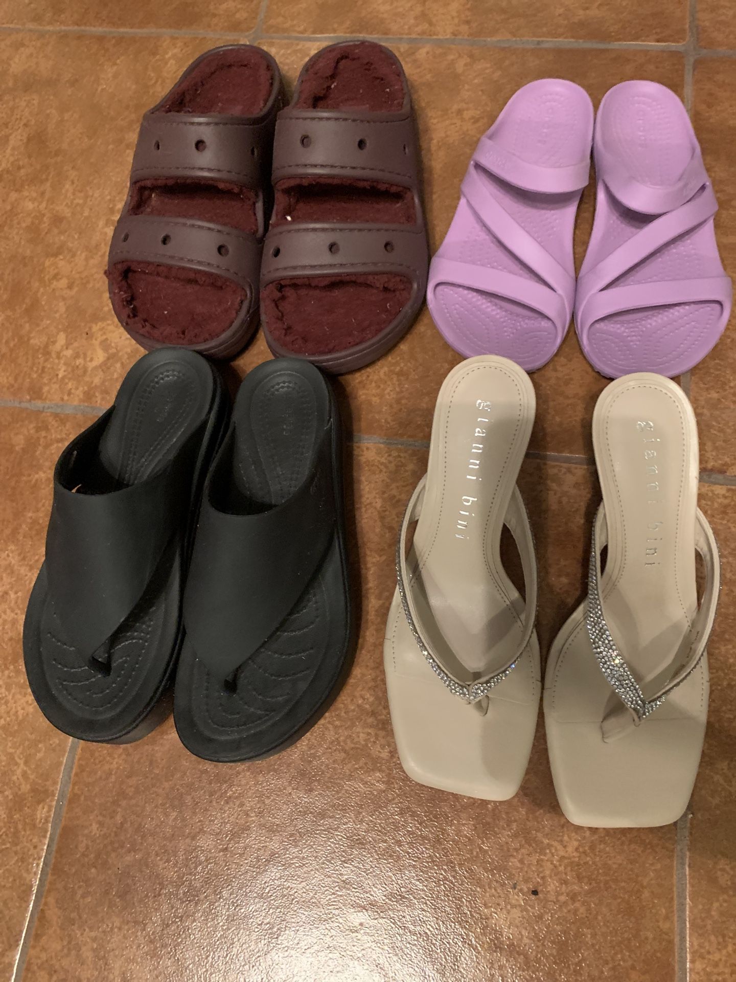 Crocs Size 5 /Gianni Bini High Heels 6 1/2 Great Conditions