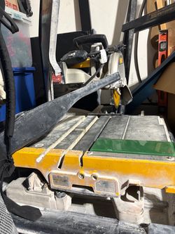 Dewalt wet tile saw