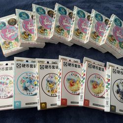 Chinese Eevee Coins And Badges For Sale.