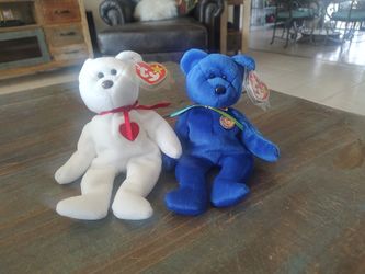 Beanie Babies - Clubby & Valentino