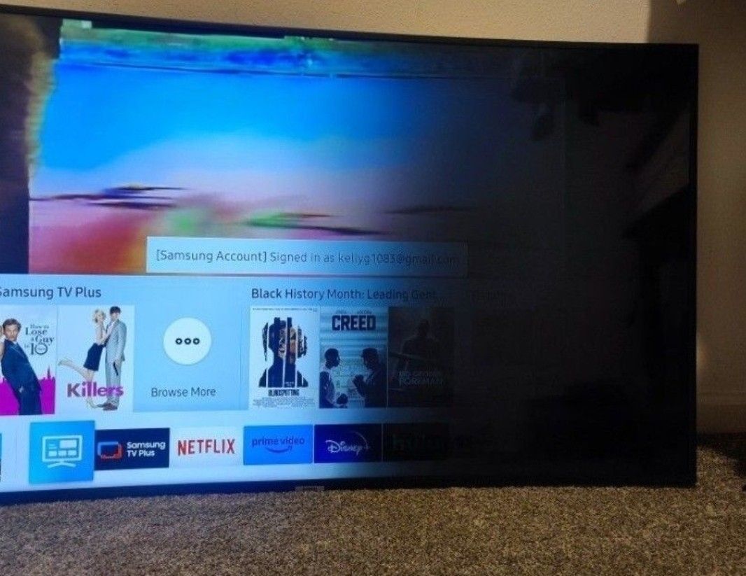 Samsung Curved 55" TV , 55 Inch original curved TV