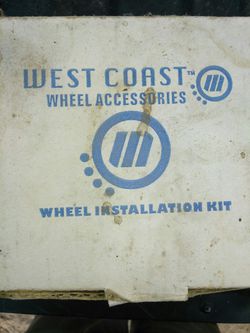 West coast wheel lug nuts and stem valves