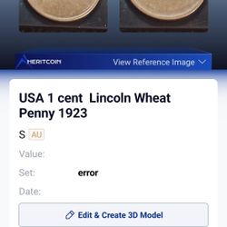 1923 S Penny Very Beautiful Coin
