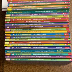 A to Z Mysteries book lot