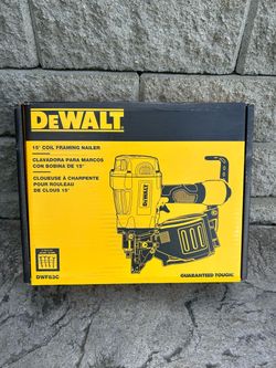 DEWALT Pneumatic 15° Coil Framing Nailer