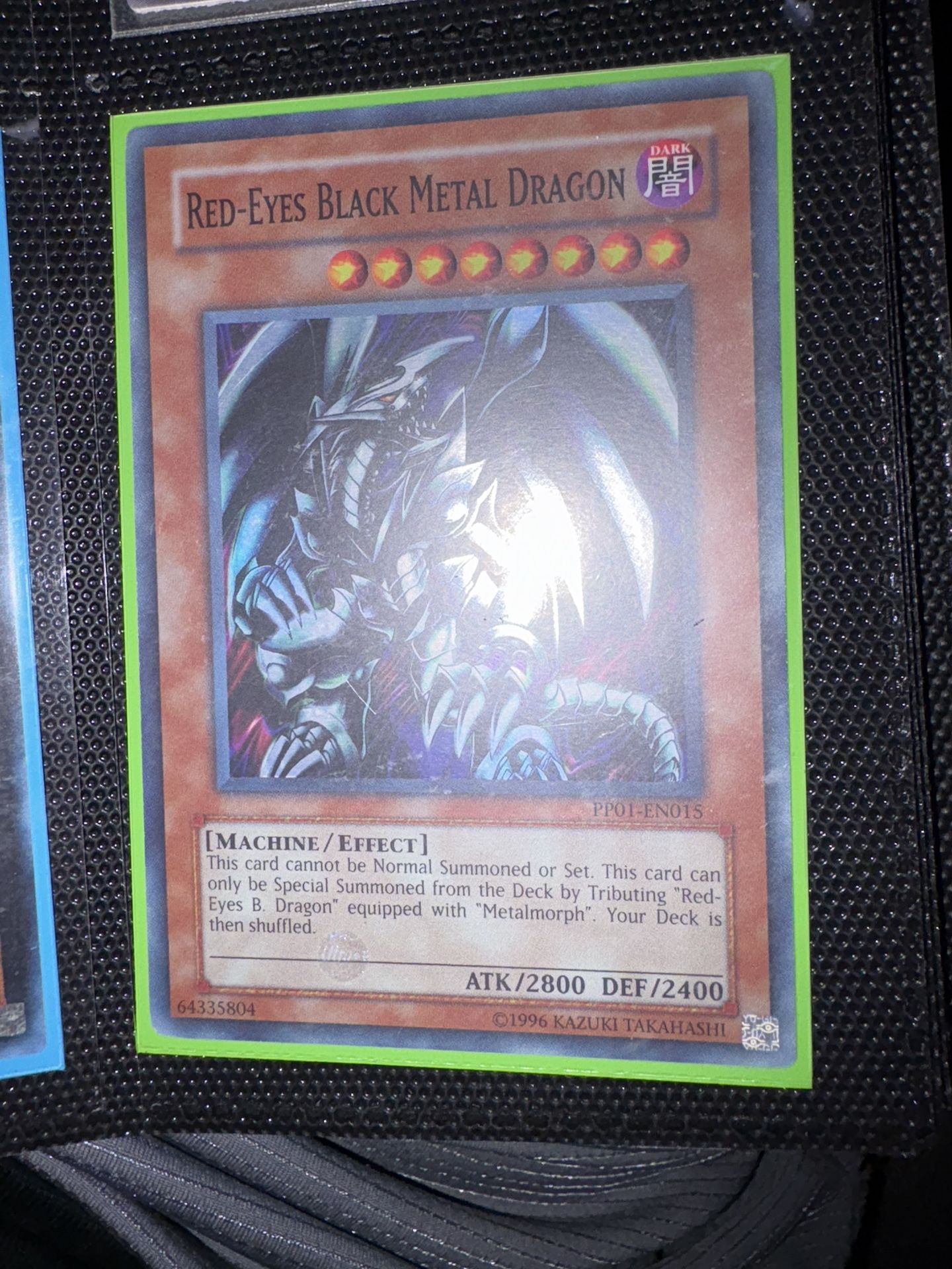 Yu Gi Oh Red Eyes Black Metal Dragon