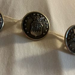 Antique US Air Force USAF Military Uniform . (6) 