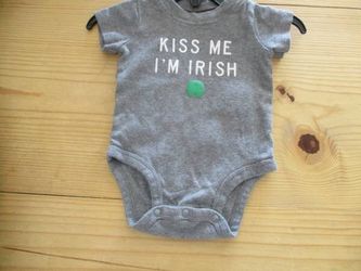 st patricks day baby infant 3 mos onesie top shirt