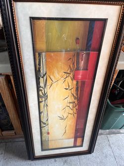 Framed Abstract Wall Art Print