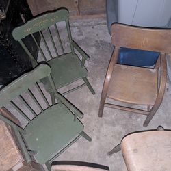 Old Baby Doll Chairs Or Little Kid Chairs