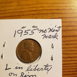 1955 No Mint Mark 