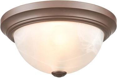 Millennium Lighting 4601-BZ 2-Light Flush Mount – Bronze