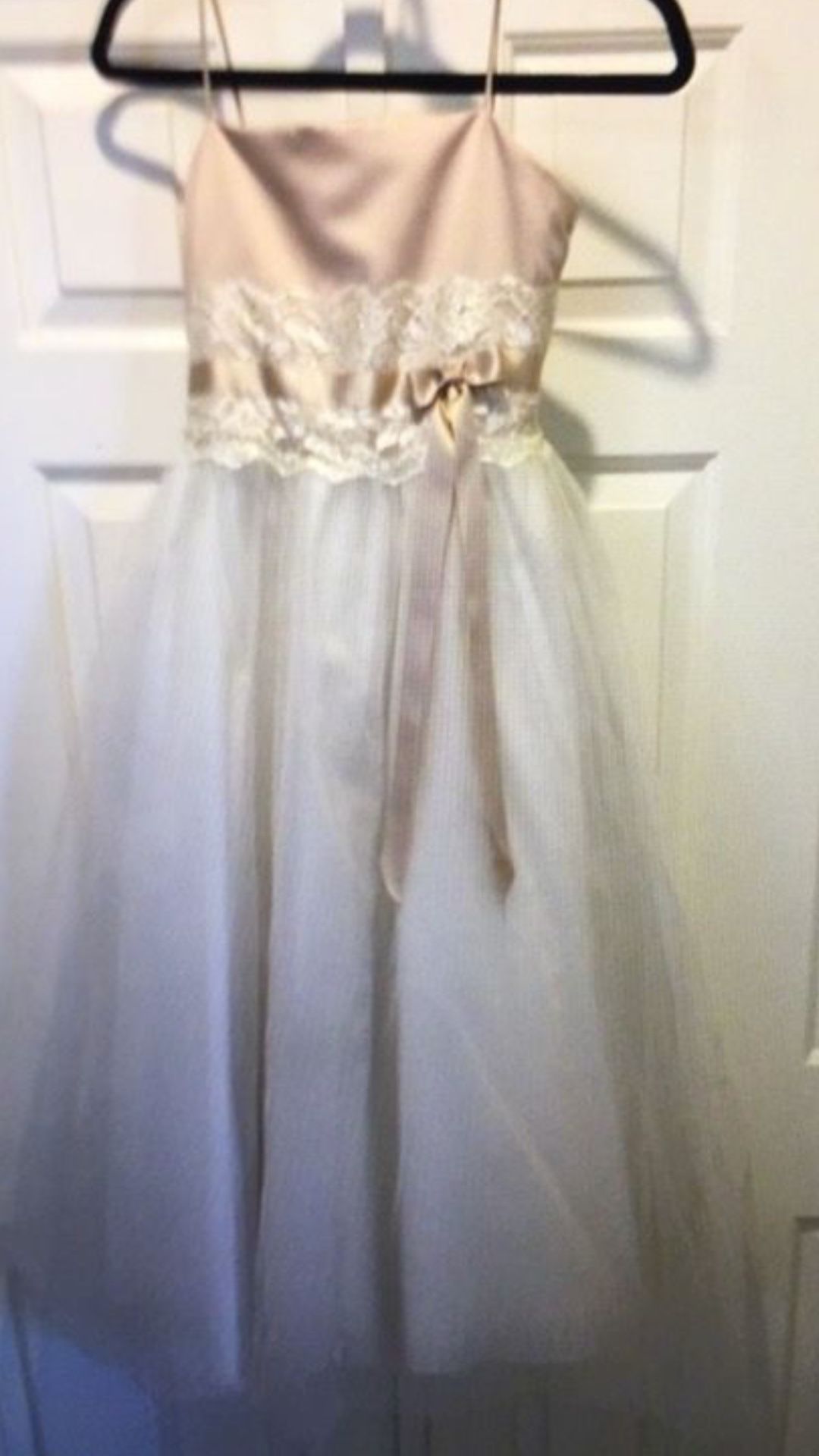 David's Bridal flower girl dress (12)