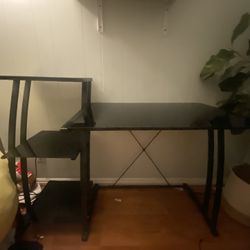 Glass Desk 48”