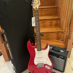 Squier Limited Edition Stratocaster W/ Hardshell Case, Fender Amp
