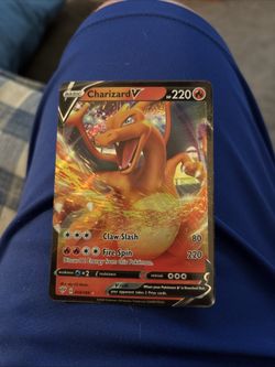 Pokémon Charizard V SWSH03 Hologram Card
