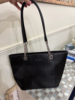 Calvin Klein purse/handbag 16 inch wide by 10 1/2 inch height excellent condition only used one time like new many items in my listing