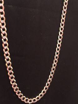 14k solid gold Italy chain grams : 11.3