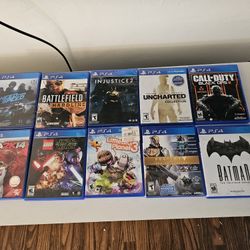 Lot Of 10 PS4 Video Games $8 Each