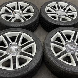 22 INCH 2015 CADILLAC ESCALADE RIMS AND TIRES 6 lug
