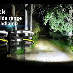 4PACK HEADLIGHTS WITH SENSOR .  RECHARGEABLE LED