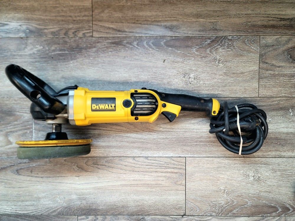 DEWALT Buffer Polisher, 7-in-9-in, 12 amp, Variable Speed Dial 0-3,500 RPM’s, Corded (DWP849X)