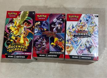 Pokémon TCG Booster Bundle Lot of 3