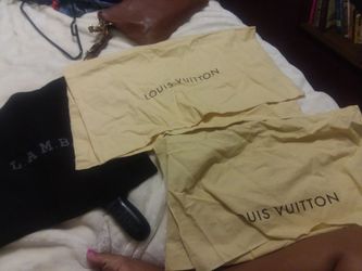 Purse dust bags lamb and Louis vuitton