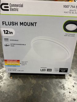 Commercial Electric 12in LED Flush Mount Light