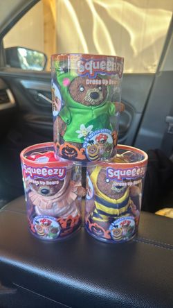Squeeezy Dress Up Bears – Set of 3