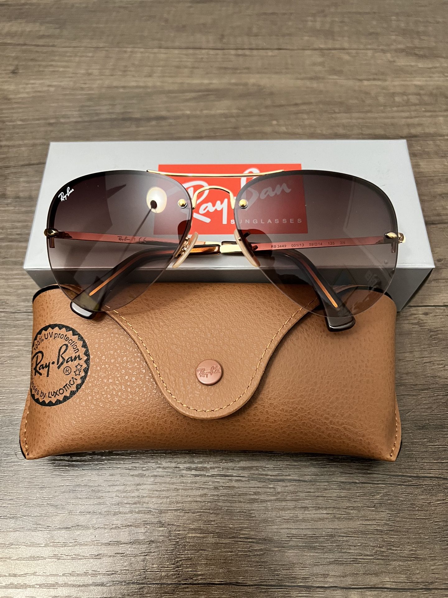 NEW RayBan Sunglasses with original Ray Ban Packaging