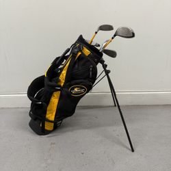 GOLF COBRA Junior Speed Golf Set 33”-Driver HY #7 W Putter, Bag RIGHT (Good condition) PICK UP IN CORNELIUS