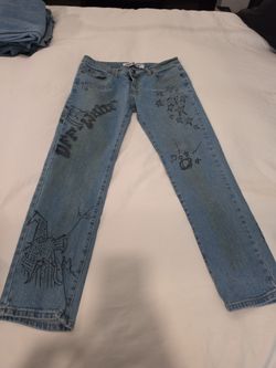 Off white denim jeans size 32