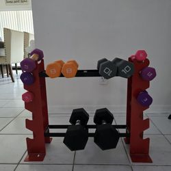 Rack de pesas compacto