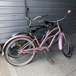 Schwinn And Electra Beach Cruisers