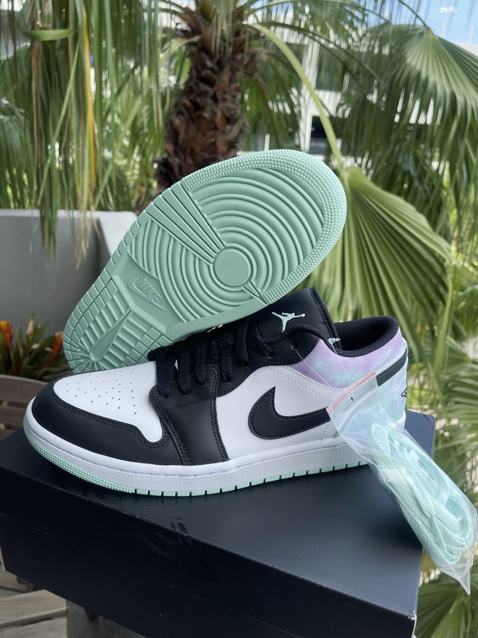 Jordan Low Mint Foam Tye Die Size