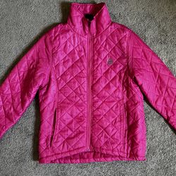 Pink Reebok Puffer Jacket 