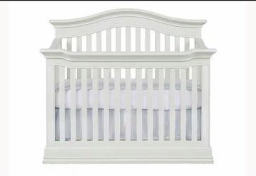 Crib kids bed real wood