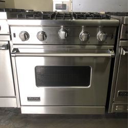 Viking 30wide All Gas Range Stove In Stainless Steel 