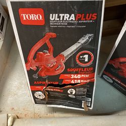 New Toro Leaf Blower Vacuum