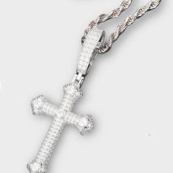 Cross Chain made Of  925 Sterling Silver 