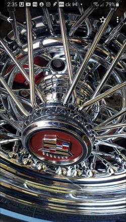 Cadillac True Spoke Wire Wheels 15×7
