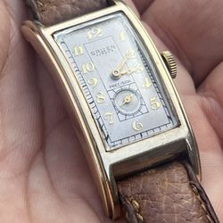 Early 1937 Gruen Curvex Duke 42mm Watch