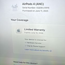 AirPods 4  (ANC). Brand New Sealed 