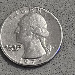 1973 Liberty Washington Quarter Dollar US
