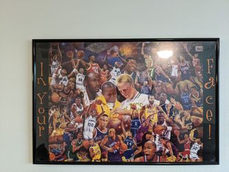 Vintage NBA Legends Framed