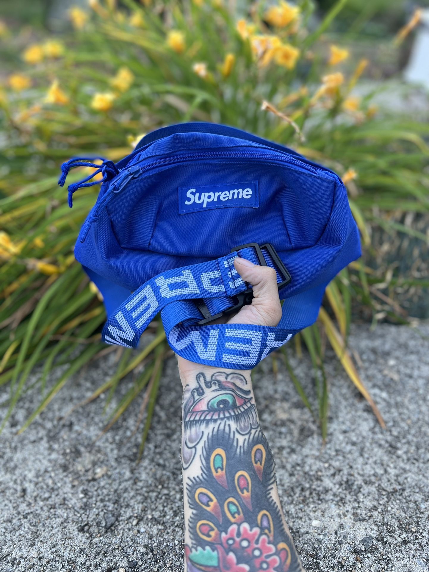 Supreme Waist Bag Blue