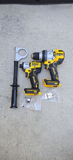 Dewalt 20v Hammer Drill Brushless XR 3speed and Impact Driver Brushless XR 3speed Brand New Tools Only.