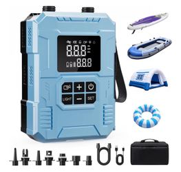 Portable Electric SUP Air Pump Rechargeable Inflator Deflator Paddle Board Pump Beach Accessorie Kay