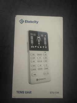 Etekcity 4-Channel Rechargeable TENS Unit,FSA-HSA Eligible Muscle Stimulator for Pain Relief,